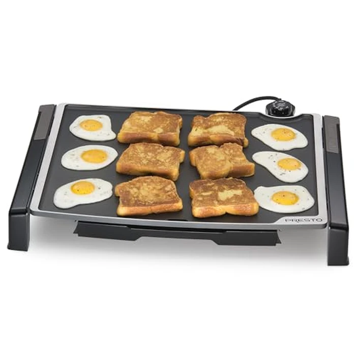 Presto 07073 XL Tilt-N-fold Electric Griddle, Black by Presto - Image 1