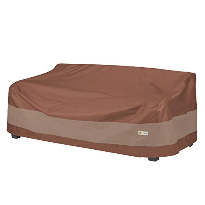 DUCKCOVERS(R) Ultimate Waterproof Outdoor Loveseat and Sofa Cover, 77"W x 37"D x 35"H by Duck Covers - Used - Acceptable condition - US$42.42