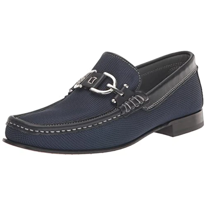 Donald Pliner Men's Dacio Loafer, Navy3, 10 by Donald J Pliner - Used - Like New condition