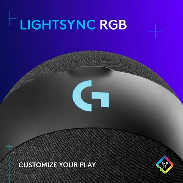 Logitech G Yeti Orb Condenser RGB Gaming Microphone with LIGHTSYNC, USB Mic for Streaming, Cardioid, USB Plug and Play for PC/Mac - Black by Logitech G - Image 2