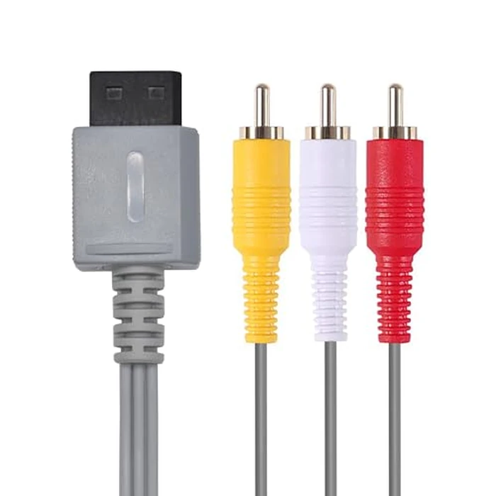 AV Cable for Wii Wii U, Composite Audio Video Cord Compatible with Nintendo Wii/Wii U, TV Connector Cable 1.8M/6FT by CUENSTOP - Used - Like New condition - US$5.09