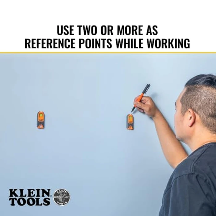 Klein Tools MSF100 Magnetic Stud Finder and Level, Compact, Wood and Metal Detector with Bubble Vial for Accurate Markings, Felt Pad Backing by KLEIN TOOLS - Image 6