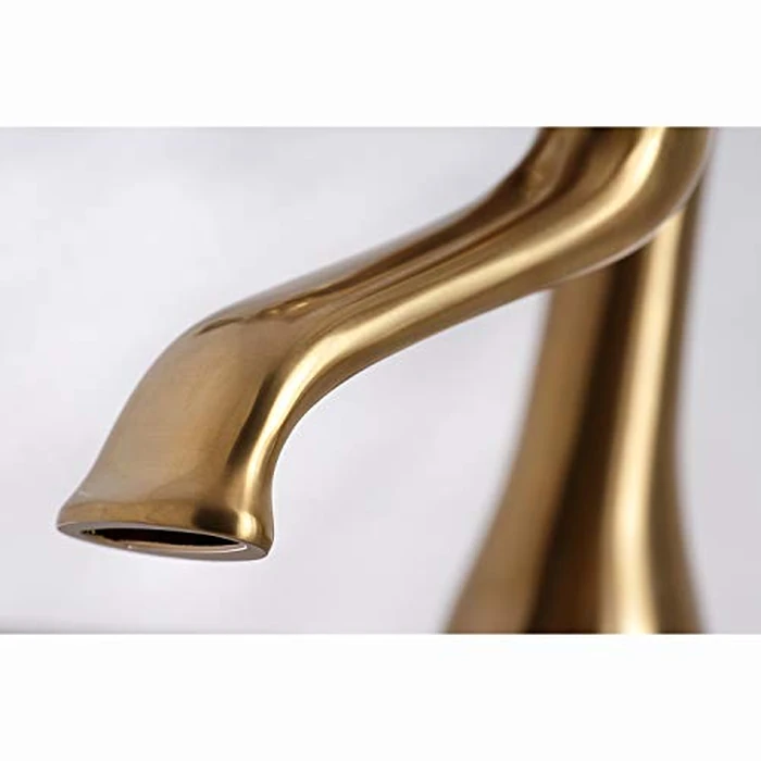 Kingston Brass KS268SB 7" Centerset Tub Faucet with Hand Shower, 4-5/8" x 4-5/16" (L) x 6-9/16" (W) x 6-1/8" (H), Satin Brass by Kingston Brass - Image 6