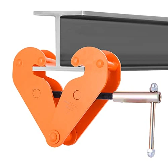 BEAMNOVA I Beam Clamp 4400lbs 2 Ton Load Capacity Heavy Duty Metal H Beam Clamp Lifting Tool for Rigging Adjustable Opening Flange by BEAMNOVA - Used - Like New condition - CA$70.98