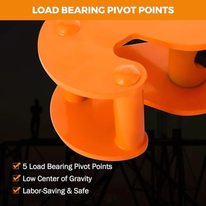 BEAMNOVA I Beam Clamp 4400lbs 2 Ton Load Capacity Heavy Duty Metal H Beam Clamp Lifting Tool for Rigging Adjustable Opening Flange by BEAMNOVA - Image 7