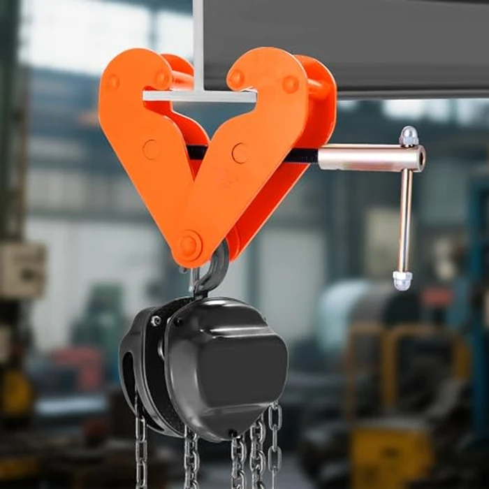 BEAMNOVA I Beam Clamp 4400lbs 2 Ton Load Capacity Heavy Duty Metal H Beam Clamp Lifting Tool for Rigging Adjustable Opening Flange by BEAMNOVA - Image 8