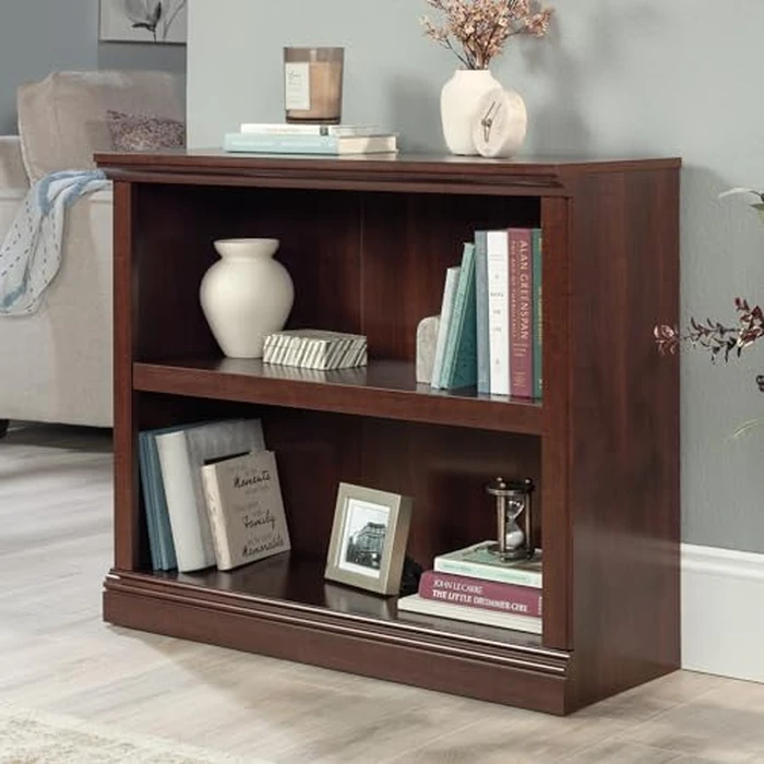Sauder Miscellaneous Storage 2-Shelf Bookcase/ book shelf, Select Cherry finish by Sauder - Image 2