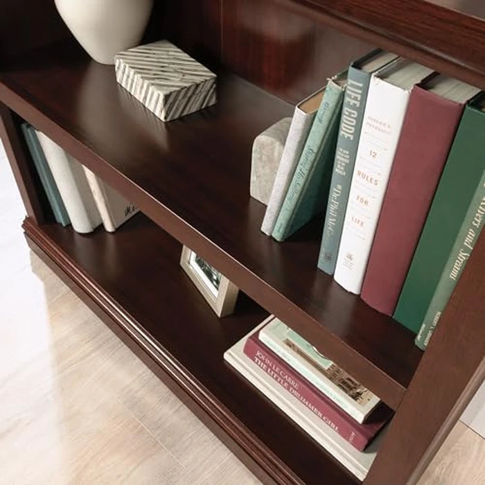 Sauder Miscellaneous Storage 2-Shelf Bookcase/ book shelf, Select Cherry finish by Sauder - Image 3