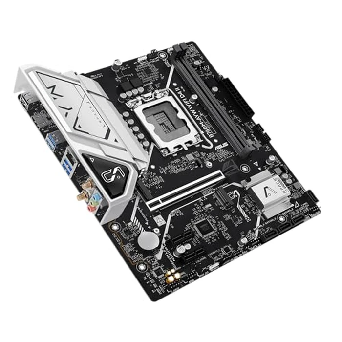 ASUS B760M-AYW WiFi D4 II Intel(R) B760 (LGA 1700) microATX mATX Motherboard, PCIe 5.0 x16 Support, Two M.2 Slots, DDR4, Realtek 2.5Gb Ethernet, Wi-Fi 6, HDMI, SATA 6 Gbps, Front USB 5Gbps, Aura Sync by ASUS - Image 5