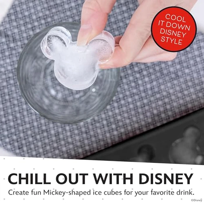 Disney Silicone Ice Cube Tray - 2 Pack Ice Trays for Freezer with Fun Mickey, Minnie & Winnie the Pooh Molds - Flexible BPA-Free Silicone Molds for Ice, Chocolate, and More by Best Brands - Image 2