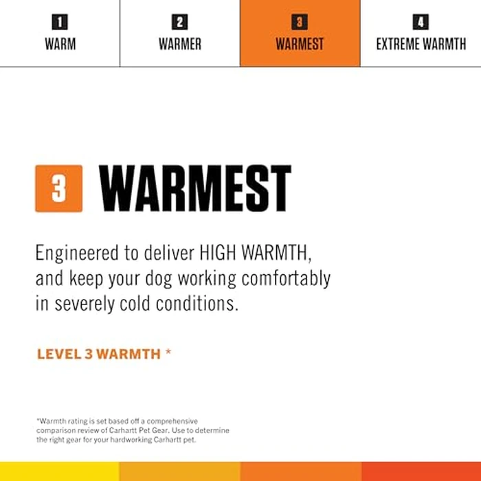 Carhartt Firm Duck Insulated Dog Chore Coat, Durable Weather Resistant Jacket for Cold and Windy Conditions, PFAS Free (Deep Wine), Medium by Carhartt - Image 4