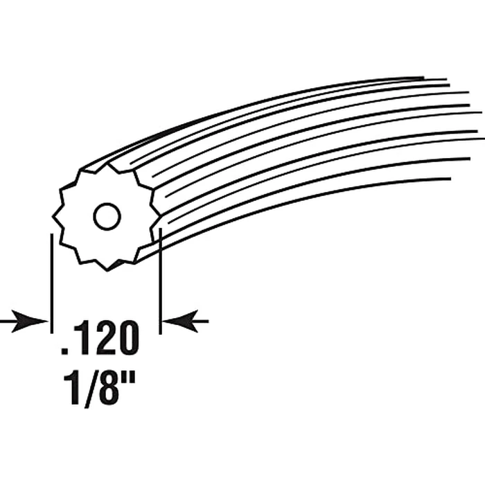 Prime-Line P 7551 Screen Retainer Spline, 0.12 -in(1/8-in), 250-feet Roll, Black by Prime-Line - Image 2