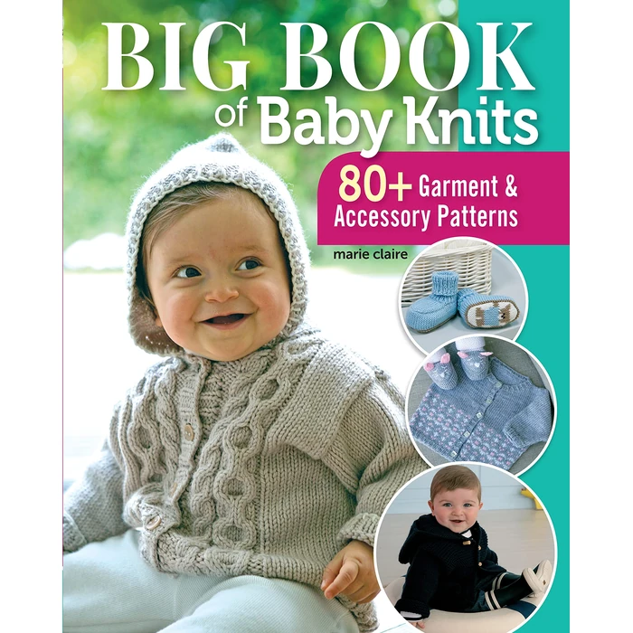 Big Book of Baby Knits: 80+ Garment and Accessory Patterns (Landauer) Knitting Projects from Beginner to Advanced for Clothing, Hats, Booties, Cardigans, Blankets, Toys, and More, Newborn to 24 Months by Fox Chapel Publishing - Used - Acceptable condition - US$14.53