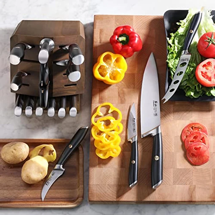 Cangshan L Series 17-Piece German Steel Forged Knife Set, 1026795 (Black) by Cangshan - Image 6