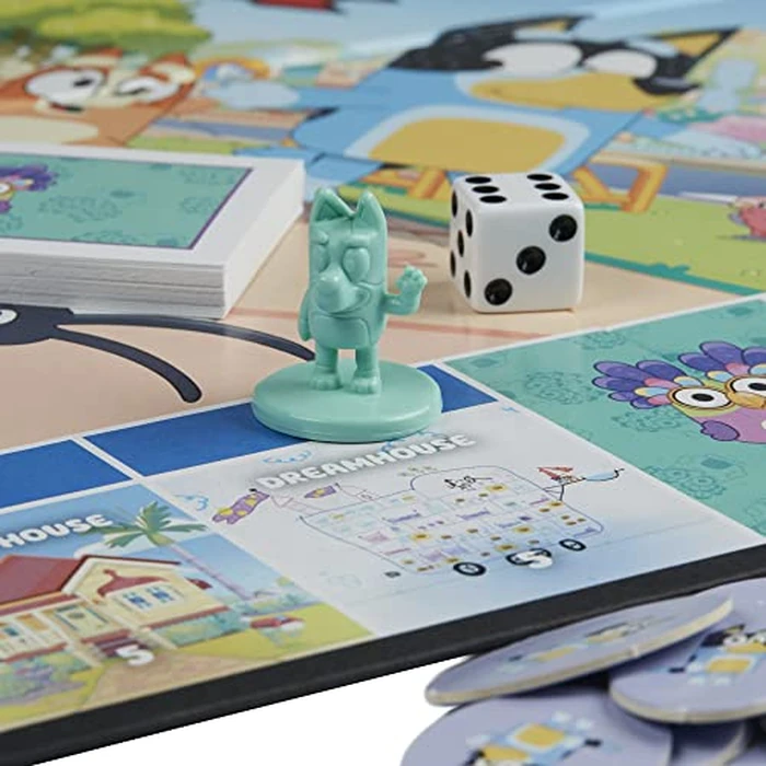 Monopoly Junior: Bluey Edition Board Game for Kids Ages 5+, Play as Bluey, Bingo, Mum, and Dad, Features Artwork from The Animated Series - English (Amazon Exclusive) by Monopoly - Image 5