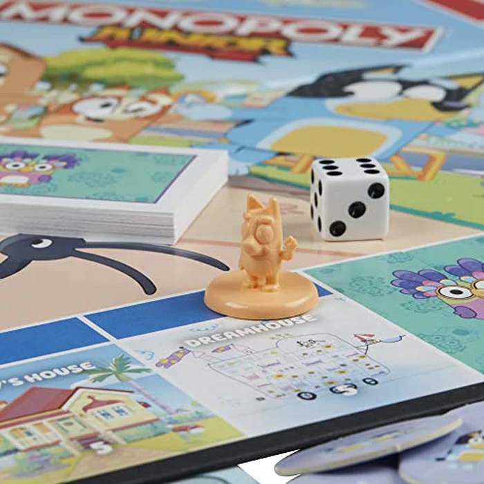 Monopoly Junior: Bluey Edition Board Game for Kids Ages 5+, Play as Bluey, Bingo, Mum, and Dad, Features Artwork from The Animated Series - English (Amazon Exclusive) by Monopoly - Image 7