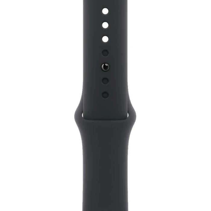 Apple Watch Series 10 (Cellular + GPS) - 64GB - 46mm - Jet Black Aluminum Case with Black Rubber Sport Band - M/L Size by Apple - Image 3