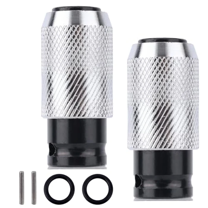 2pcs Rotary Hammer Adapter, Heavy-Duty Hammer Drill Bit Converter with Pins and Rubber Rings Quick Release Convert to Electric Hammers Impact Drill Accessories for Concrete & Masonry Tough Materials by Penitue - Used - Very Good condition - US$11.51