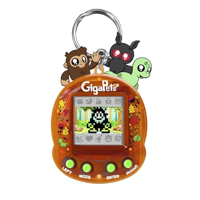 Giga Pets Virtual Pet for Kids Ages 5 and Up, 90s Throwback, Cryptids, Includes Three Pets, Mothman, Bigfoot and Nessie, Kids Learn to Take Care of a Pet by Top Secret Toys - Used - Acceptable condition