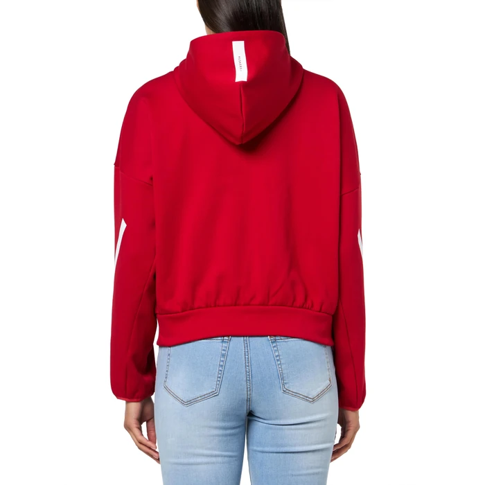 adidas Women's NCAA 25/26 Z.N.E Team Full-Zip Hooded Track Top, Team Power Red/White/White/University of Nebraska, Small by adidas - Image 2