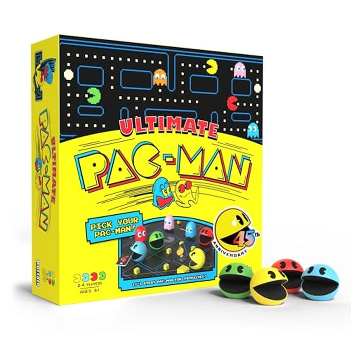 Ultimate PAC-MAN Board Game - Retro Arcade Classic! - Official Licensed - 2-4 Players, Ages 8+ by Buffalo Games - Used - Like New condition - US$16.14