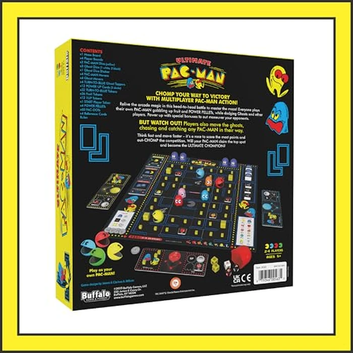 Ultimate PAC-MAN Board Game - Retro Arcade Classic! - Official Licensed - 2-4 Players, Ages 8+ by Buffalo Games - Image 5
