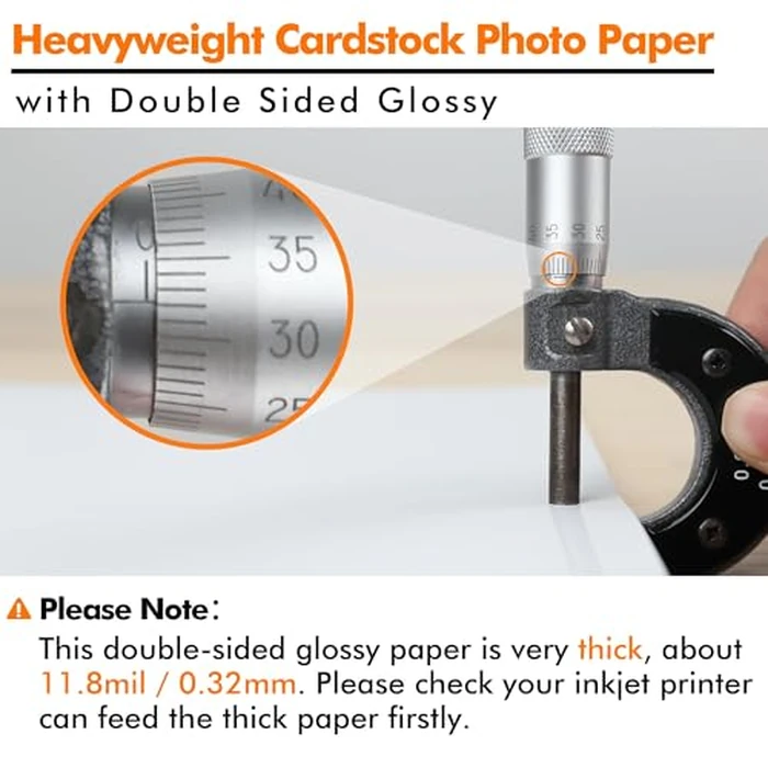 Koala Thick Photo Paper 8.5x11 Inches Heavyweight Double Sided High Glossy 100 Sheets 260gsm only Compatible with Inkjet Printer by KOALA PAPER - Image 4