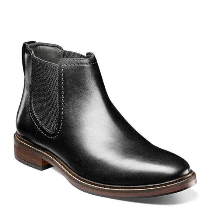 Florsheim Forge Plain Toe Gore Boot Men's Boot, 10.5 D(M) US, Black by Florsheim - Used - Very Good condition - US$105.98