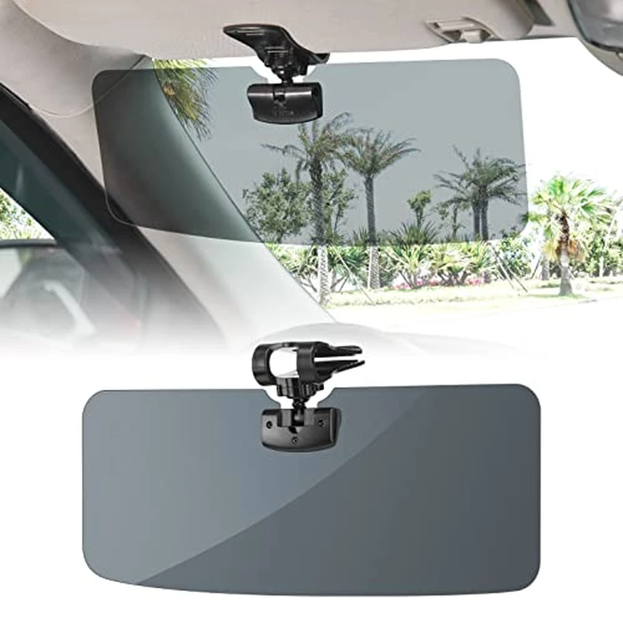 JOYTUTUS Sun Visor for Car, Universal Anti-Glare Polarized Sun Visor Extender Easy to Install, Protect from Glare/UV Ray/Stray Light by JOYTUTUS - Used - Acceptable condition