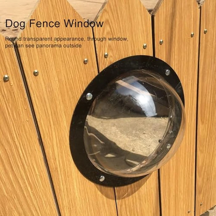 Dog Fence Window, Dome Pet Peek Window, Acrylic Dog Dome for Backyard Fence, Dog/cat/Horse, Pet Accessories by AUNMAS - Image 3