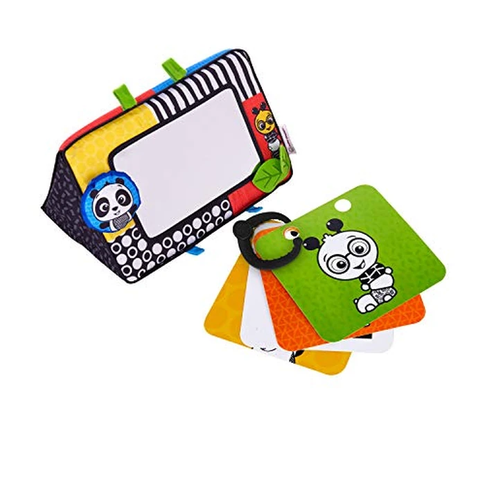 Baby Einstein Flip for Art High Contrast Floor Activity Mirror with Take Along Cards, Newborn+ by Baby Einstein - Used - Very Good condition