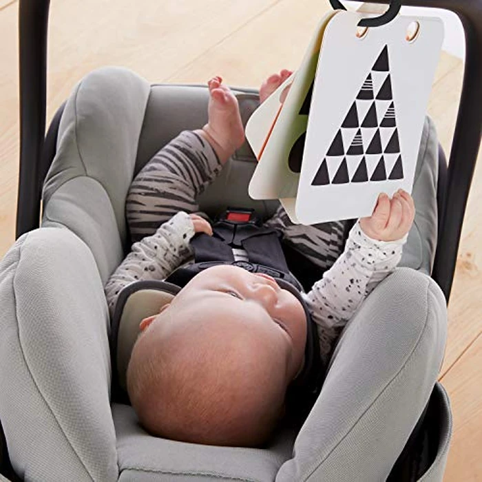 Baby Einstein Flip for Art High Contrast Floor Activity Mirror with Take Along Cards, Newborn+ by Baby Einstein - Image 5
