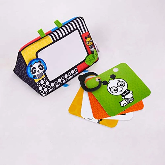Baby Einstein Flip for Art High Contrast Floor Activity Mirror with Take Along Cards, Newborn+ by Baby Einstein - Image 7