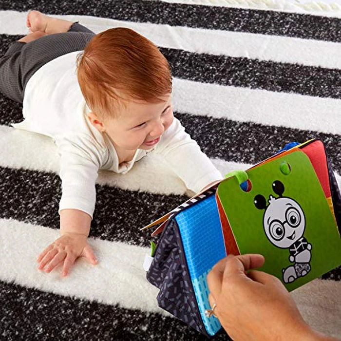 Baby Einstein Flip for Art High Contrast Floor Activity Mirror with Take Along Cards, Newborn+ by Baby Einstein - Image 8