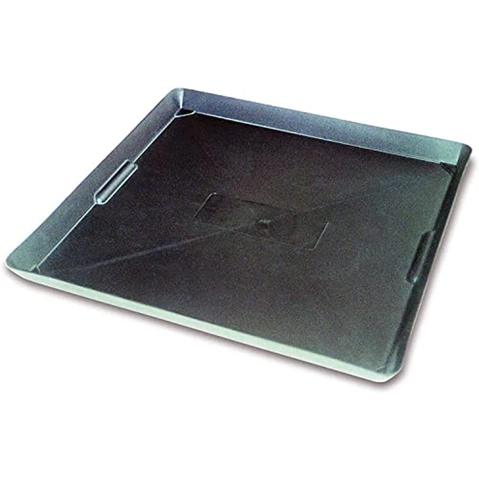 WirthCo 40092 Funnel King Drip Tray Black Plastic 22 x 22 x 1.5 Inches Perfect for Catching Spills or Leaks from Mini Fridges, Air Conditioners, Automotive, and Machinery by WIRTHCO ENGINEERING - Image 1
