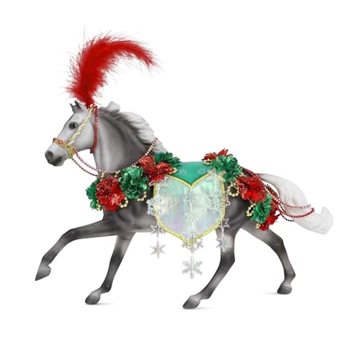 Breyer Horses 2025 Holiday Collection | Christmas in Bloom - Holiday Horse | Model # B-HP-10222 by Breyer - Image 1