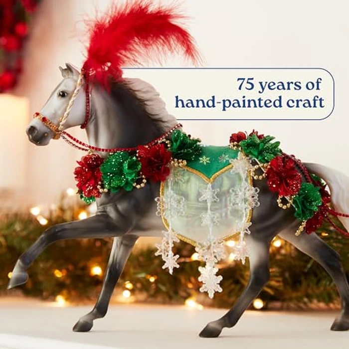Breyer Horses 2025 Holiday Collection | Christmas in Bloom - Holiday Horse | Model # B-HP-10222 by Breyer - Image 2