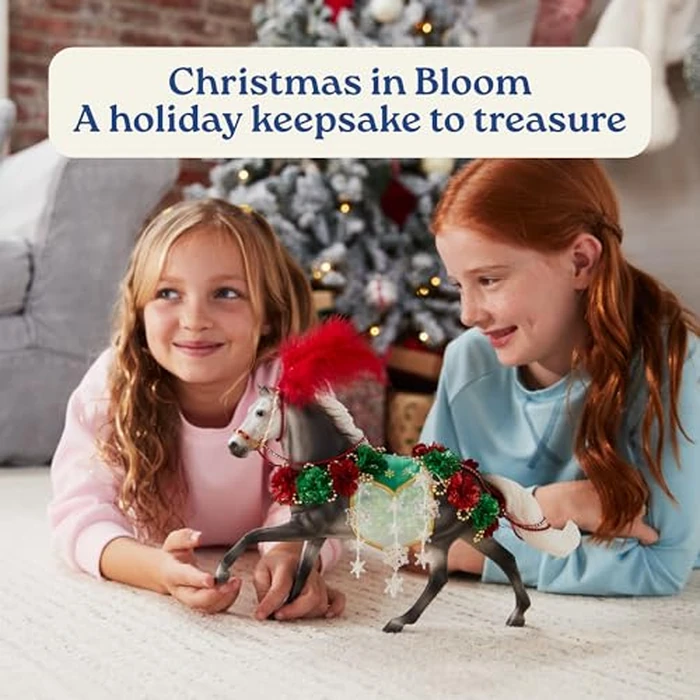 Breyer Horses 2025 Holiday Collection | Christmas in Bloom - Holiday Horse | Model # B-HP-10222 by Breyer - Image 5
