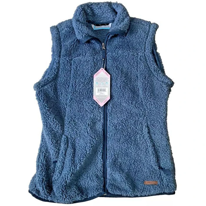 Free Country Women's Plush Vest S - Agate Blue by Free Country - Refurbished - Brand New condition - US$49.98