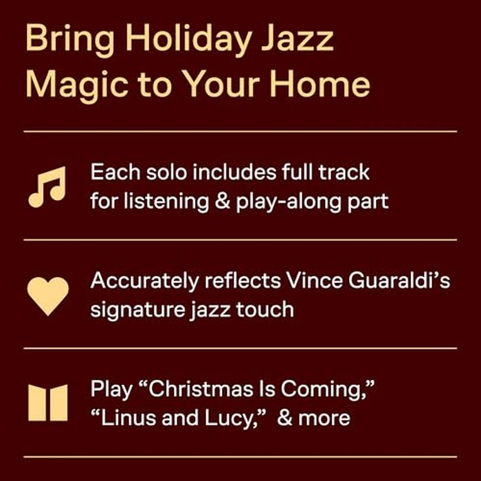 A Charlie Brown Christmas - Volume 34 | Piano Solo Sheet Music with Online Audio | Holiday Songbook for Keyboard and Guitar | Easy Play-Along Book ... Favorites (Hal Leonard Piano Play-Along) by Hal Leonard - Image 2