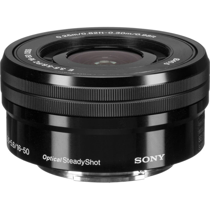 Sony SELP1650 E PZ 16-50mm F3.5-5.6 OSS E-mount Power Zoom Lens - Black by Sony - Refurbished - Excellent condition