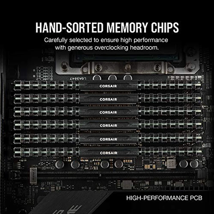CORSAIR Vengeance LPX DDR4 RAM 32GB (2x16GB) Up to 3200MHz CL16-20-20-38 1.35V Intel XMP AMD EXPO Computer Memory - Black (CMK32GX4M2E3200C16) by Corsair - Image 3
