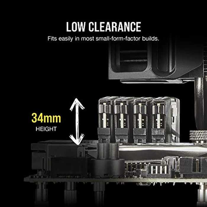 CORSAIR Vengeance LPX DDR4 RAM 32GB (2x16GB) Up to 3200MHz CL16-20-20-38 1.35V Intel XMP AMD EXPO Computer Memory - Black (CMK32GX4M2E3200C16) by Corsair - Image 5
