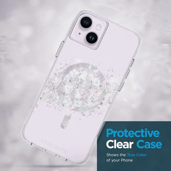 Case-Mate Mother of Pearl Phone Case with MagSafe for iPhone 14 Plus - Touch of Pearl by Case-Mate - Image 4