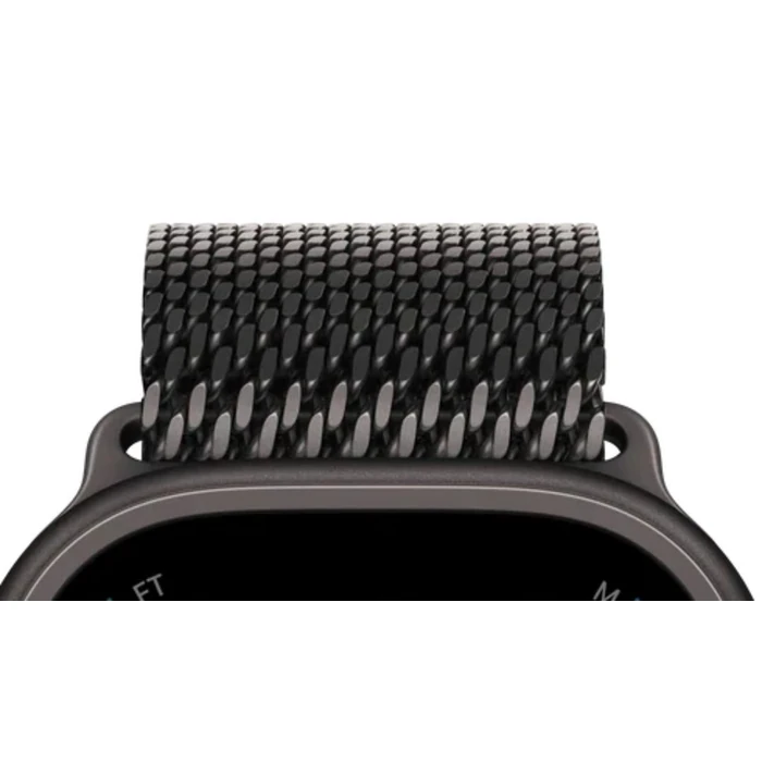Apple Watch Milanese Loop Band (49mm) - Black - Large Size by Apple - Image 3