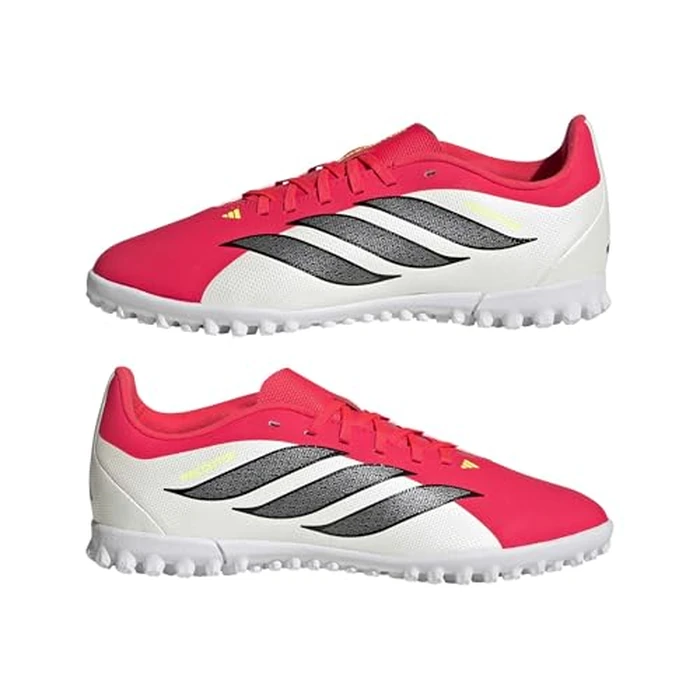 adidas Unisex Club Turf J, Lucid Red/Black/White, 4 by adidas - Image 7