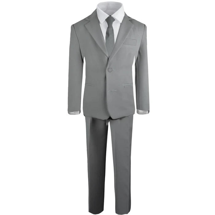 Black n Bianco Boys Grey Suit in Size 18 by Black n Bianco - Image 1