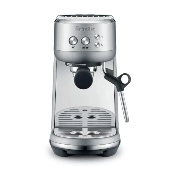 Breville the Bambino Espresso Machine with Auto Milk Frother, Espresso Maker with Seconds Heat Up, Cappuccino & Latte Machine for Home, BES450BSS, Brushed Stainless Steel by Breville - Image 1
