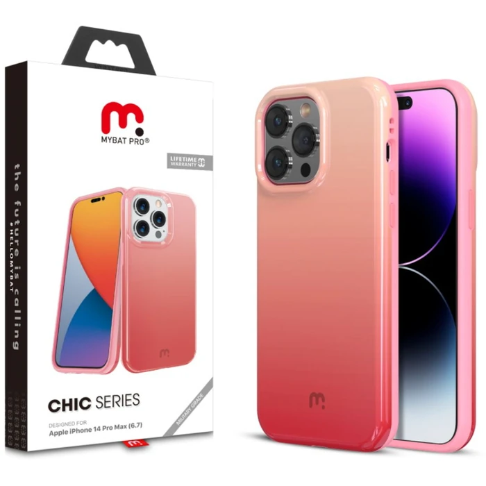 MyBatPro Chic Series Phone Case for iPhone 14 Pro Max - Bubblegum by MyBatPro - Refurbished - Good condition