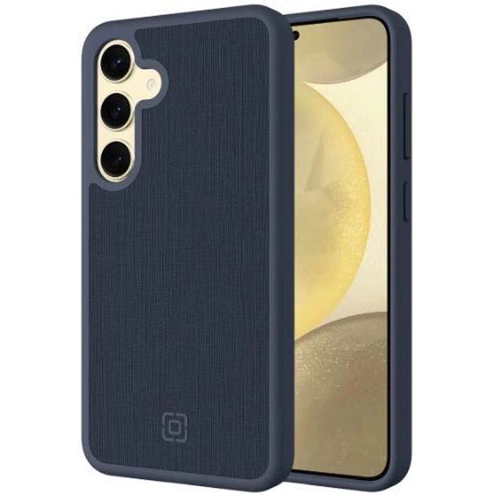 Incipio cru. Protective Phone Case for Galaxy S24+ - Navy Canvas by Incipio - Refurbished - Brand New condition
